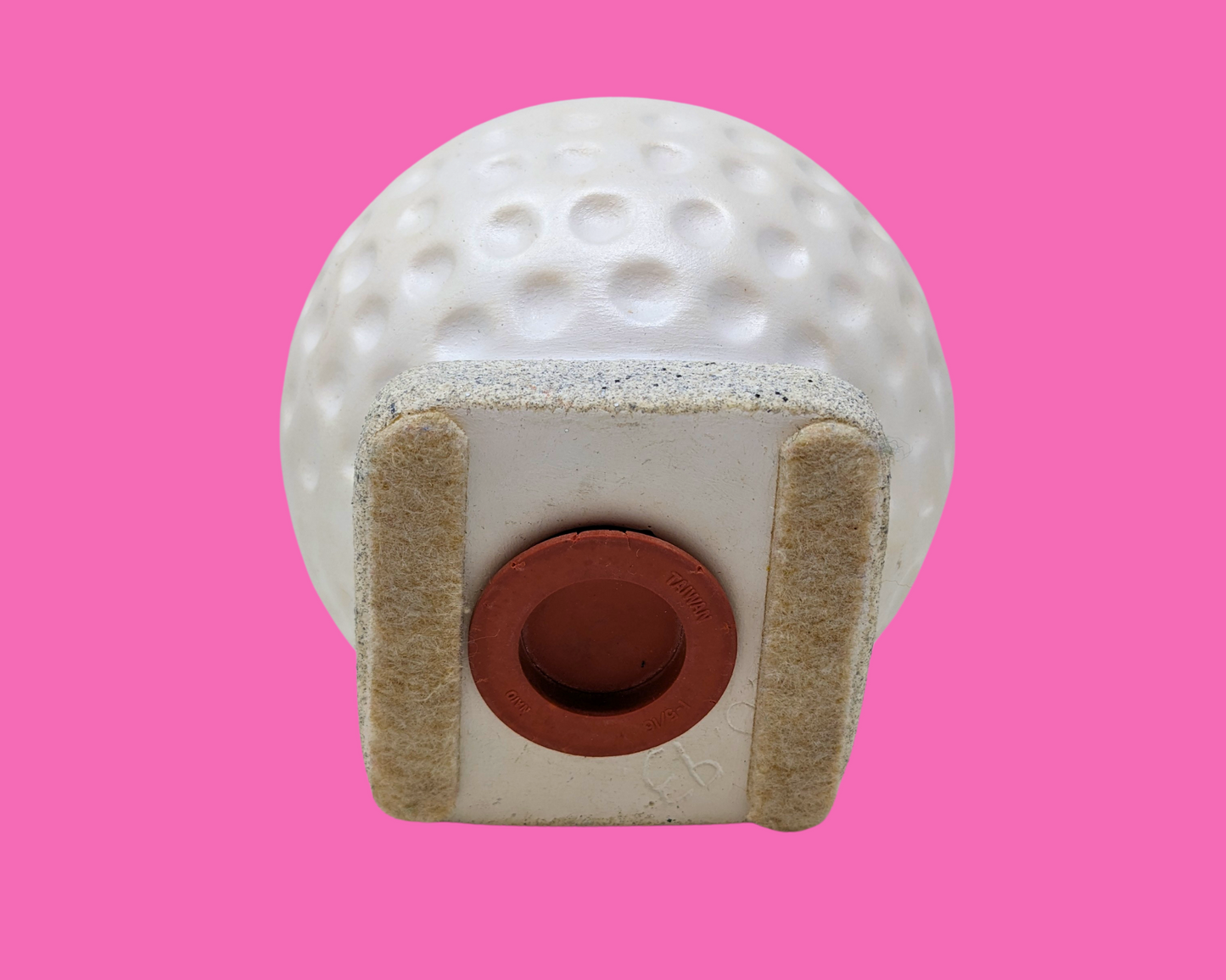 Vintage 1980's Plaster Golf Ball Piggy Bank