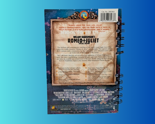 Romeo + Juliet DVD Movie Notebook