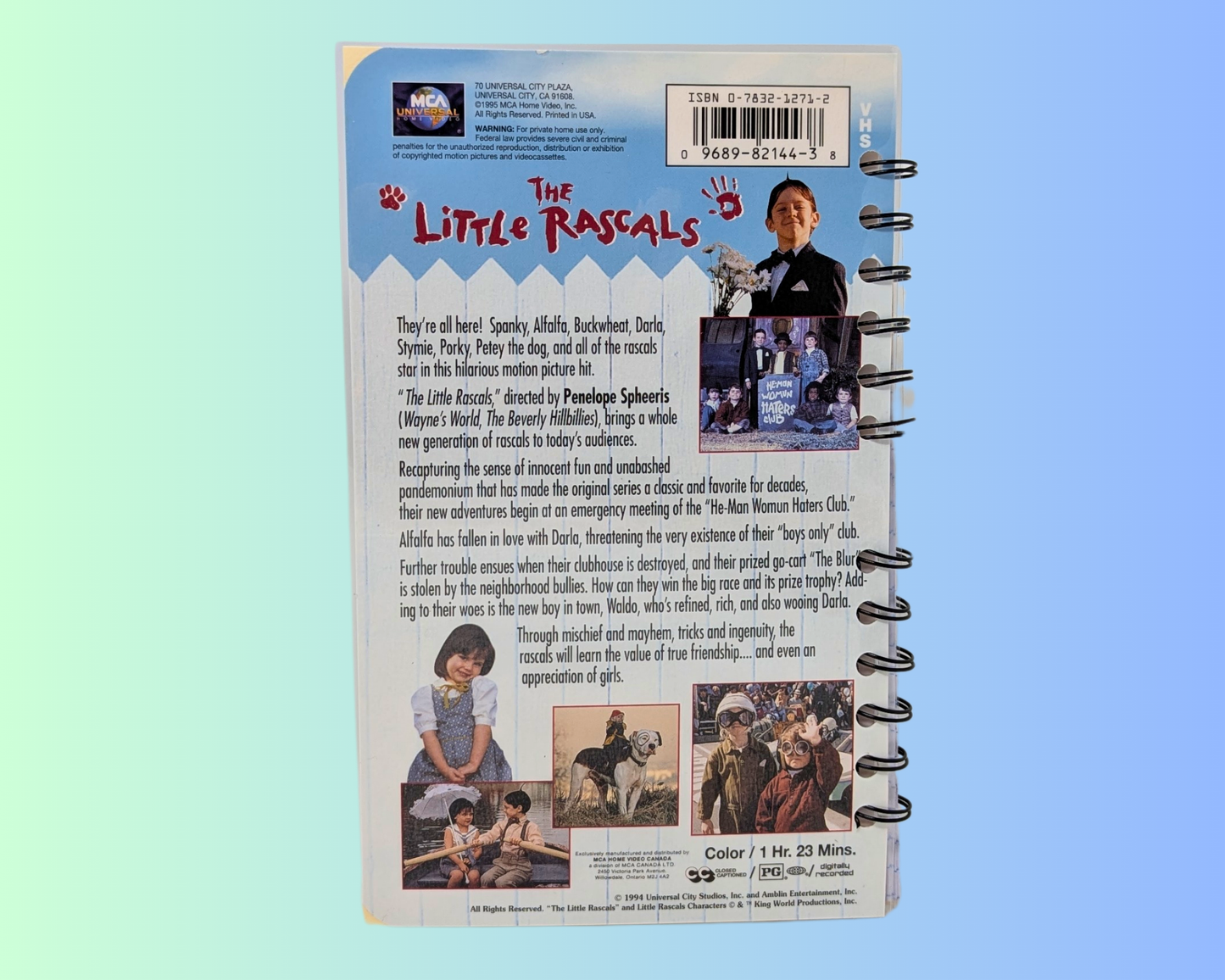 The Little Rascals VHS Movie Notebook