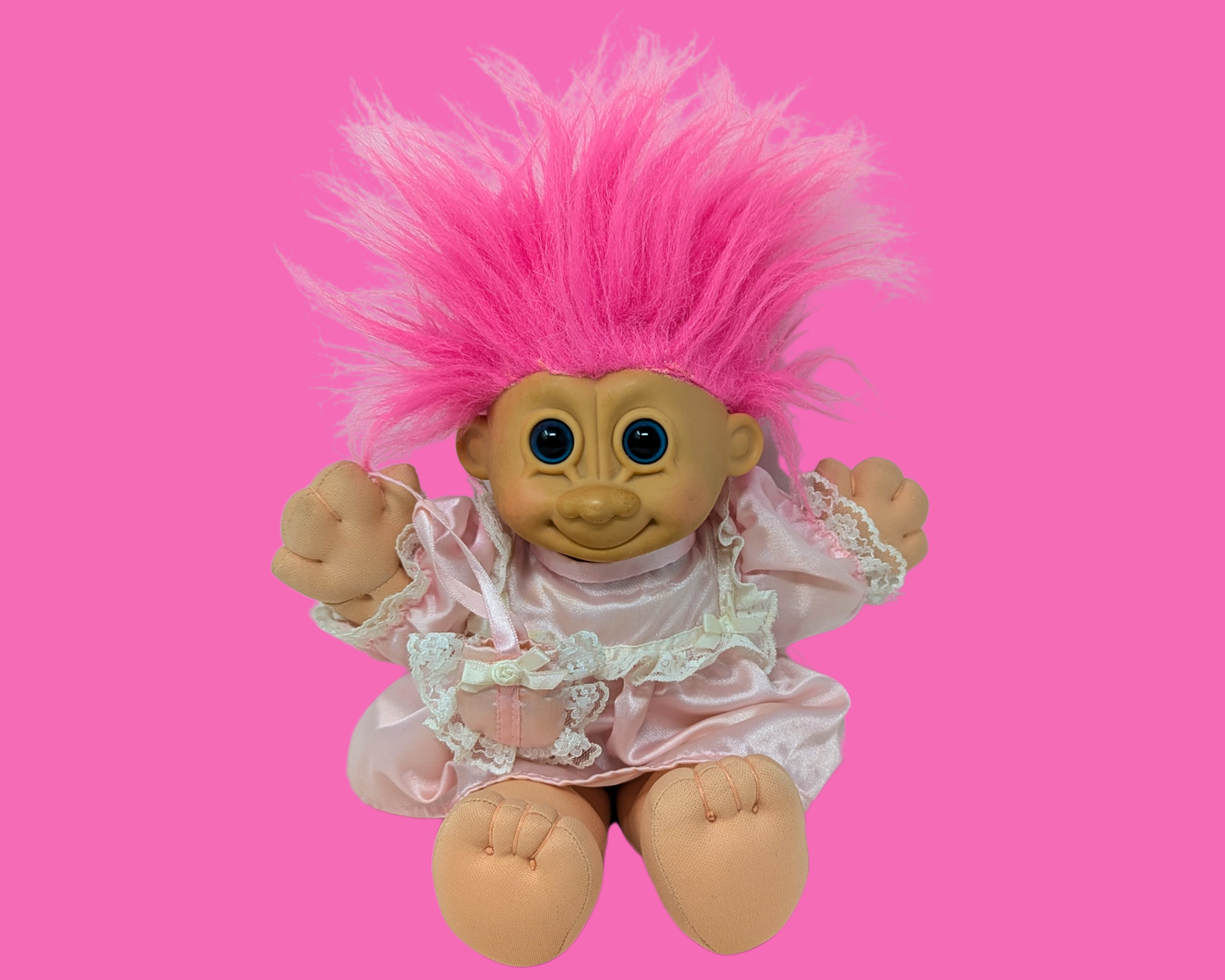 Vintage 1990's Pink Haired Troll