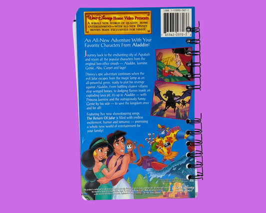 The Return of Jafar, Walt Disney VHS Movie Notebook