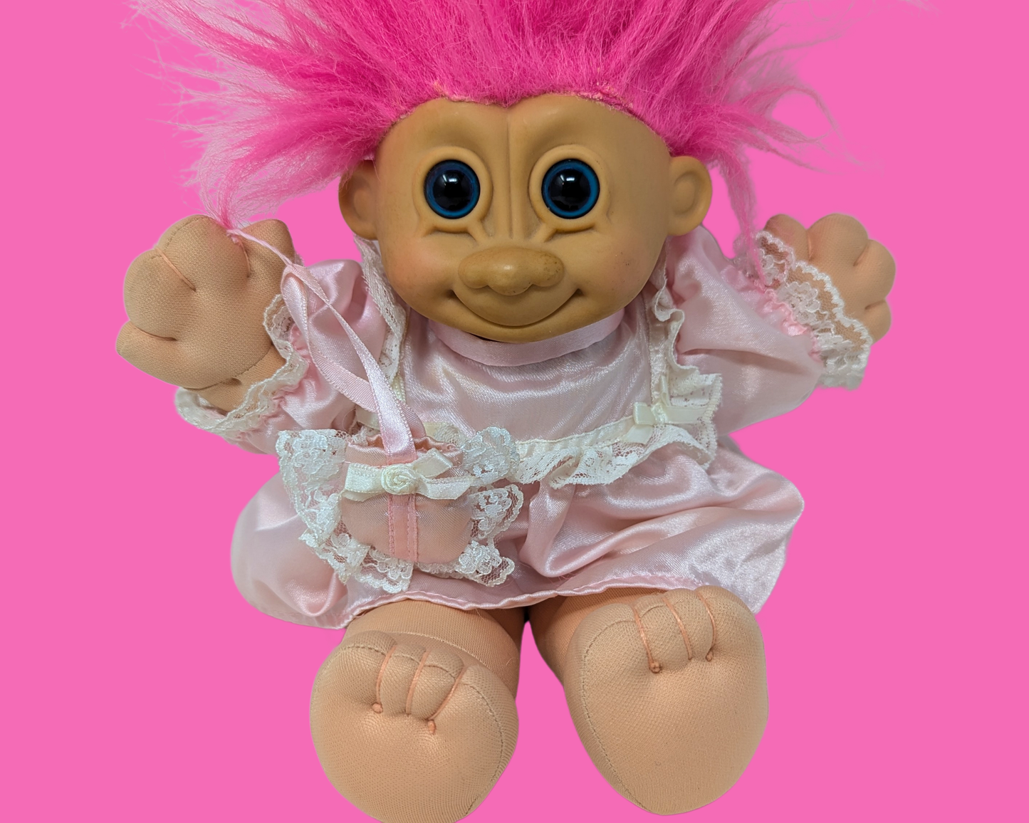 Vintage 1990's Pink Haired Troll