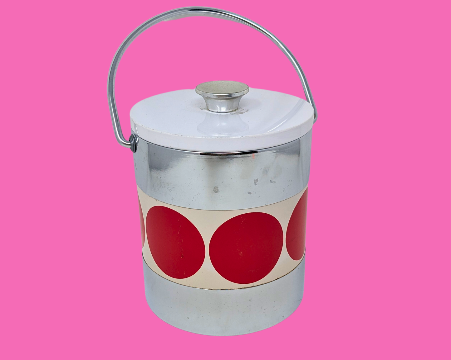 Vintage 1970's Small, Cute Ice Bucket