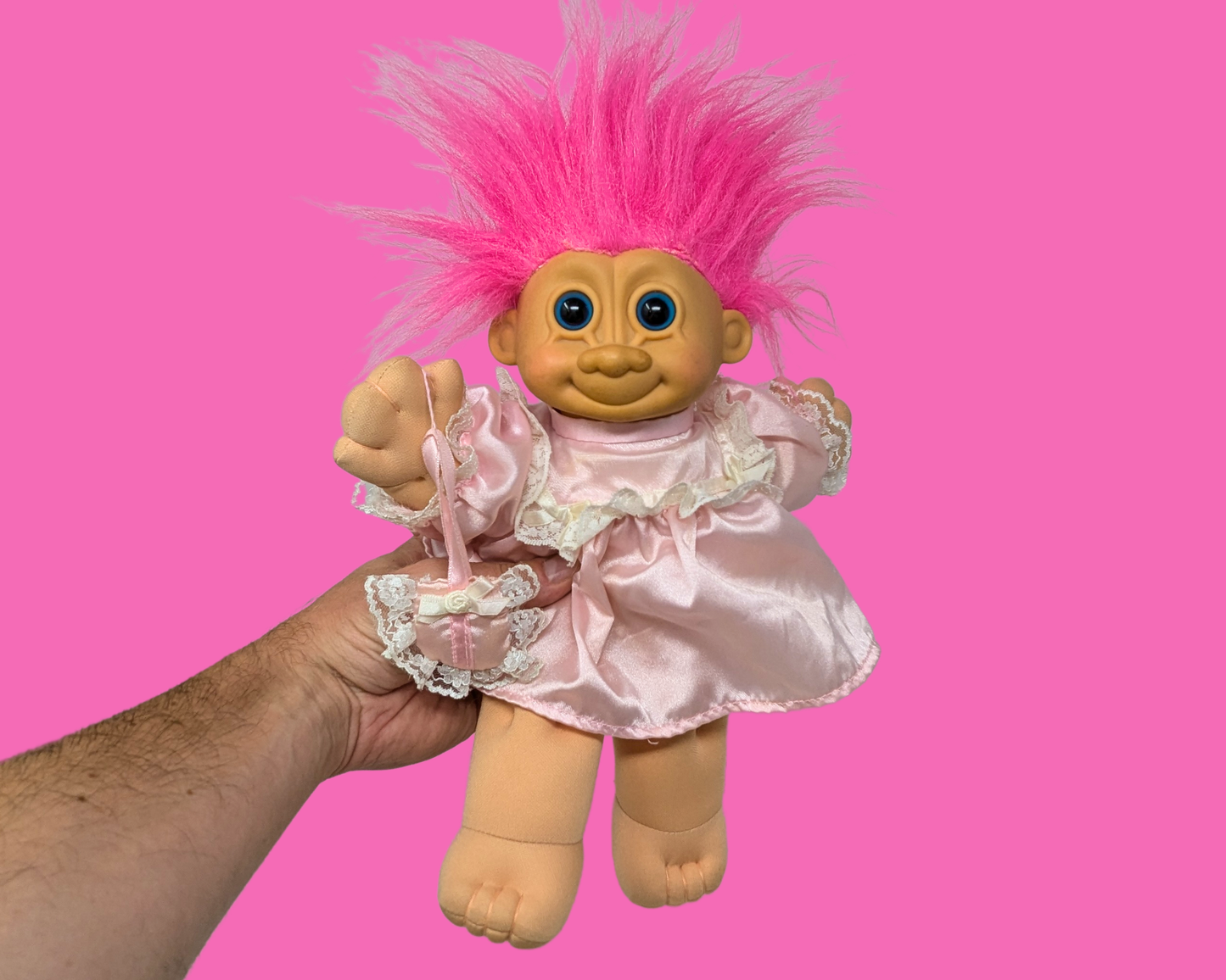 Vintage 1990's Pink Haired Troll