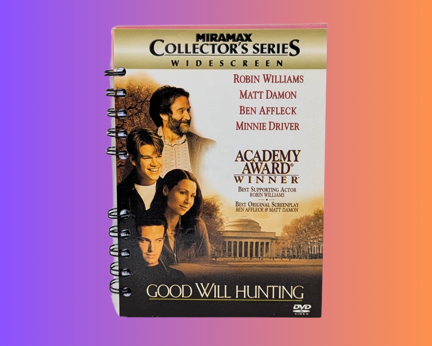 Good Will Hunting DVD Movie Notebook