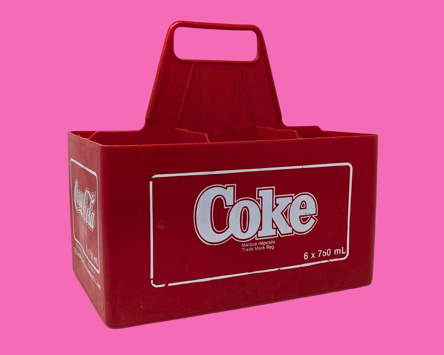 Vintage 1990's Plastic Coca Cola Bottles Holder