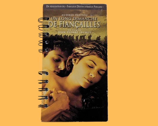 Un Long Dimanche de Fiançailles VHS Movie Notebook