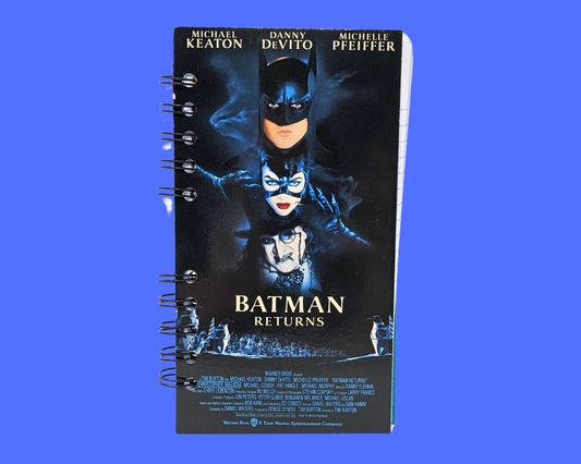 Batman Returns VHS Movie Notebook