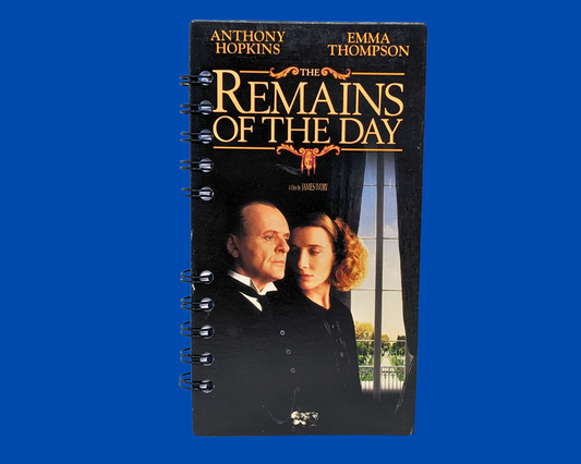 Remains of the Day VHS Movie Notebook