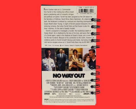 No Way Out VHS Movie Notebook