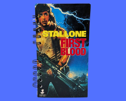 First Blood VHS Movie Notebook