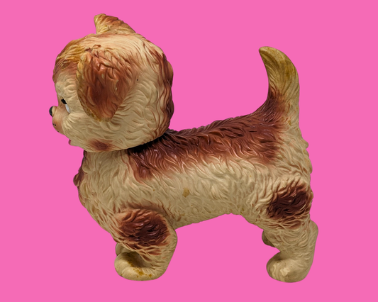 Vintage 1960's Plastic Dog, Vintage Dog Toys