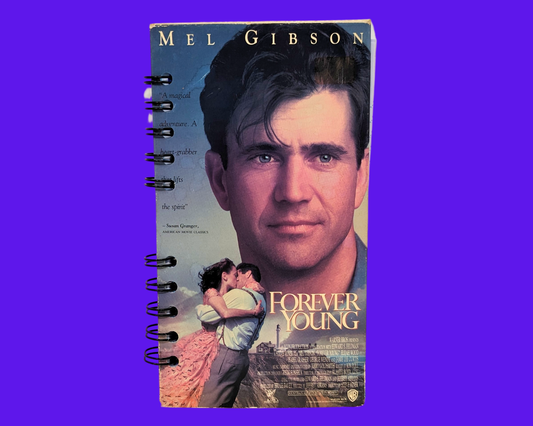 Forever Young VHS Movie Notebook