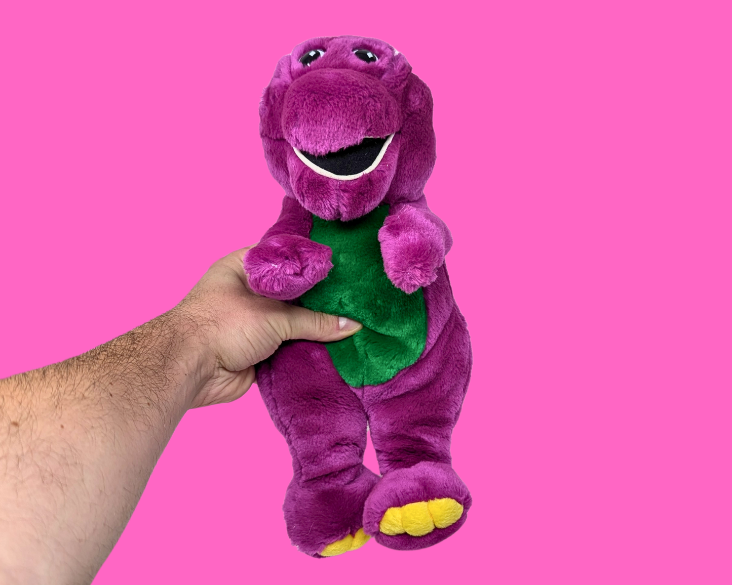 Vintage 1990's Barney The Dinosaur Plushie