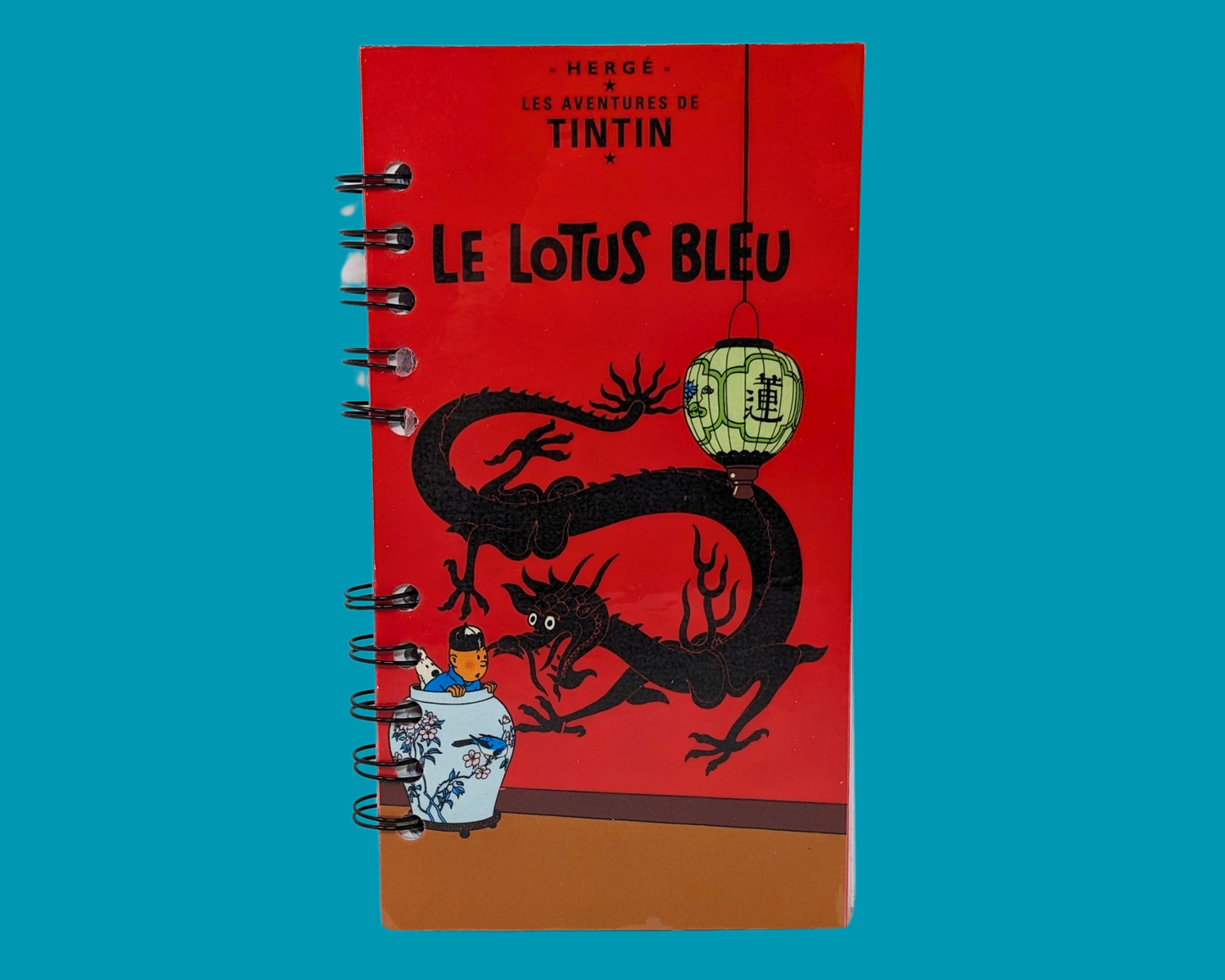 Tintin Le Lotus Bleu VHS Movie Notebook