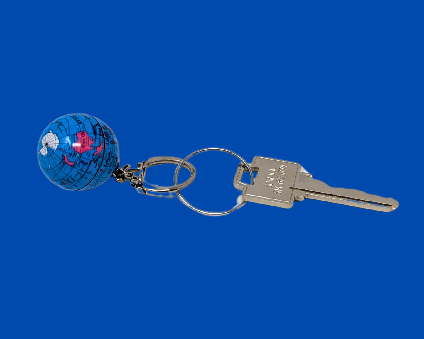 Vintage Planet Earth, Globe Toy Keychain