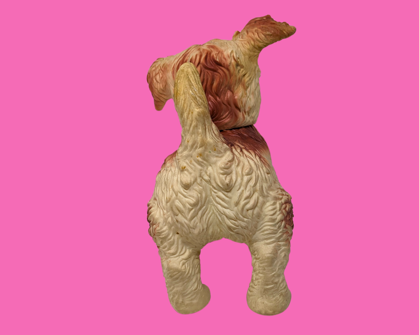 Vintage 1960's Plastic Dog, Vintage Dog Toys