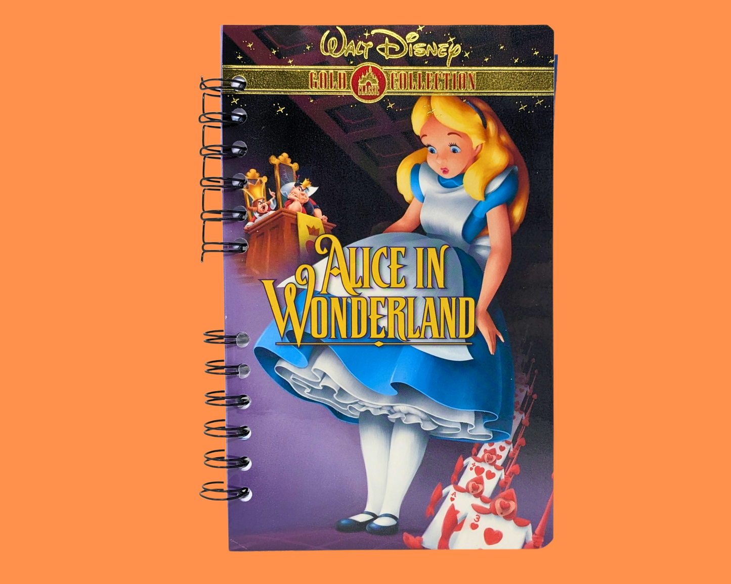 Alice in Wonderland, Walt Disney VHS Movie Notebook