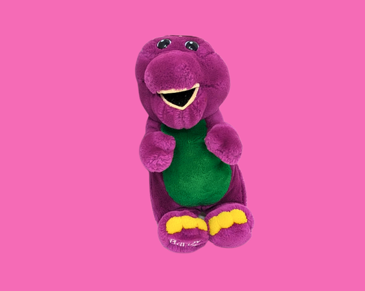 Vintage 1990's Small Barney Plushie