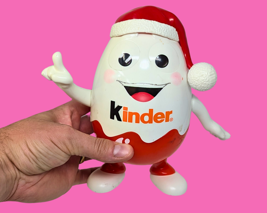 Kinder Surprise Christmas Plastic Piggy Bank