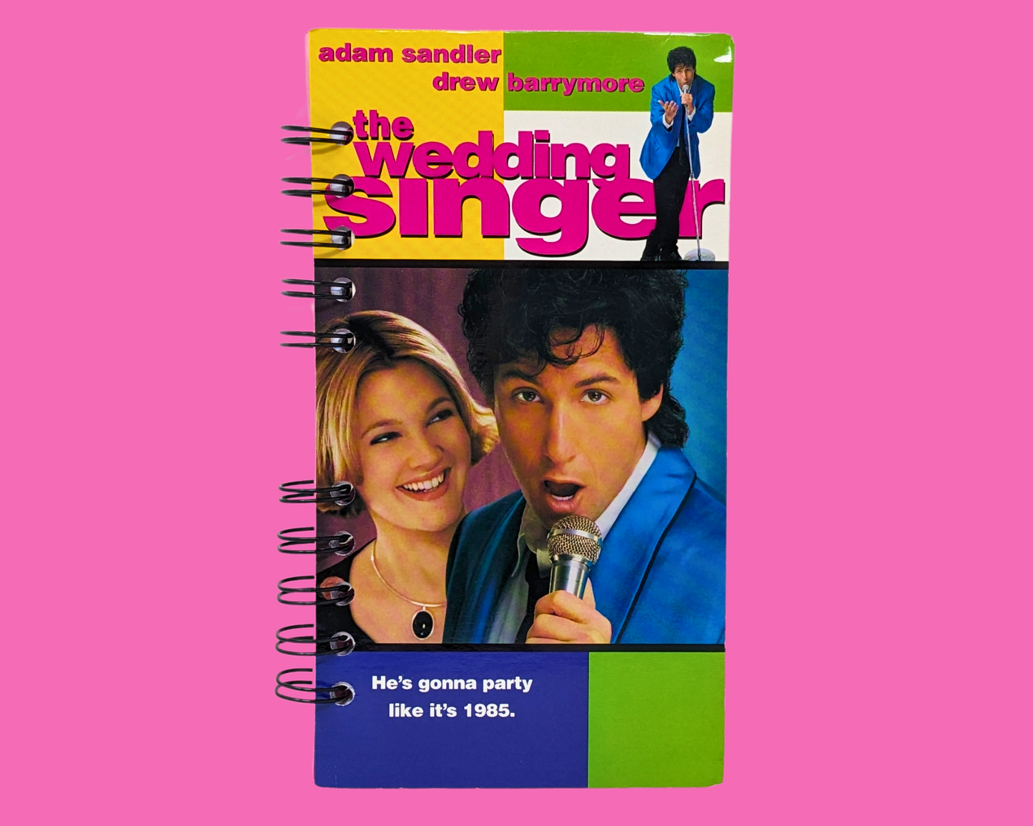 The Wedding Singer VHS Movie Notebook