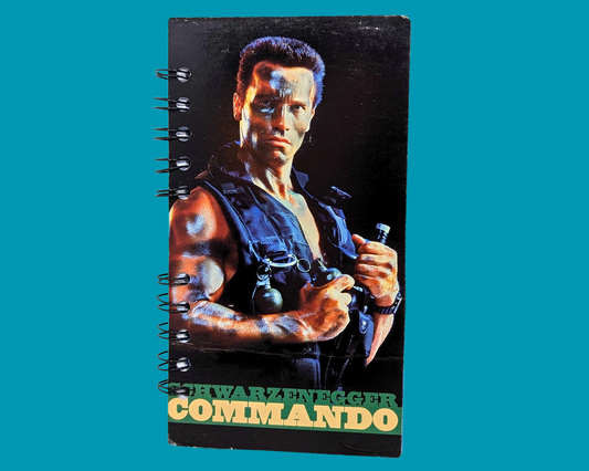 Commando VHS Movie Notebook