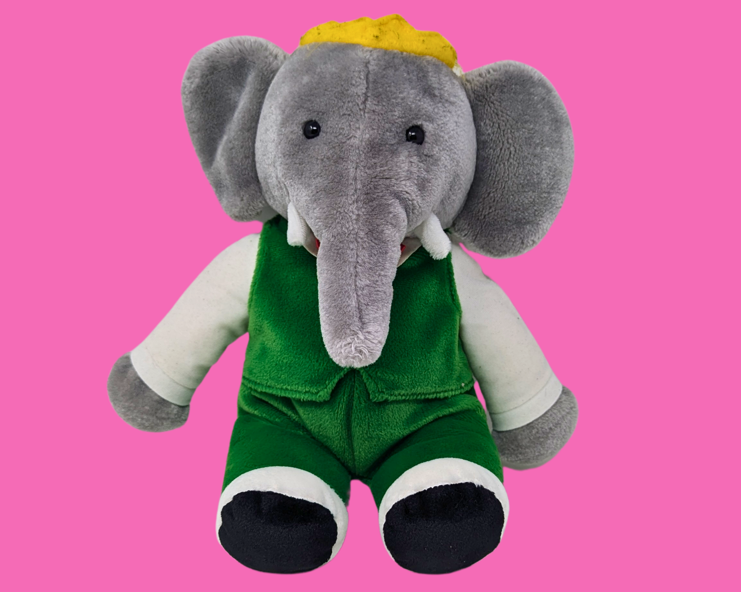 Vintage 1990's Official Babar Plush Toy