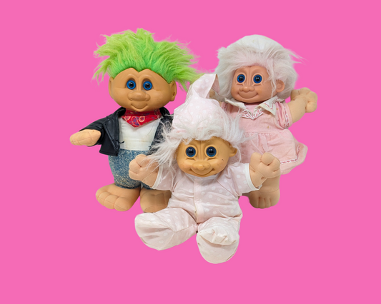 Vintage 1980's Trolls Plushies