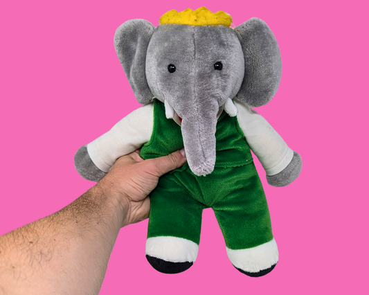 Vintage 1990's Official Babar Plush Toy