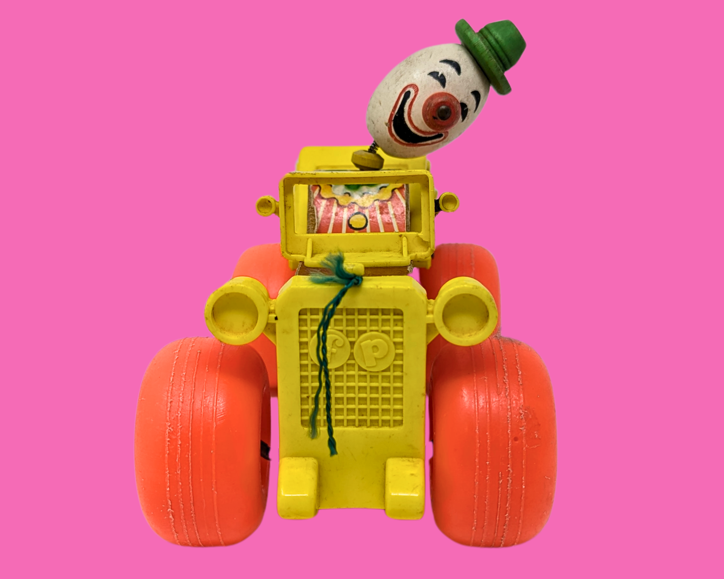 Vintage 1960's Fisher Price Jalopy Circus Clown Car