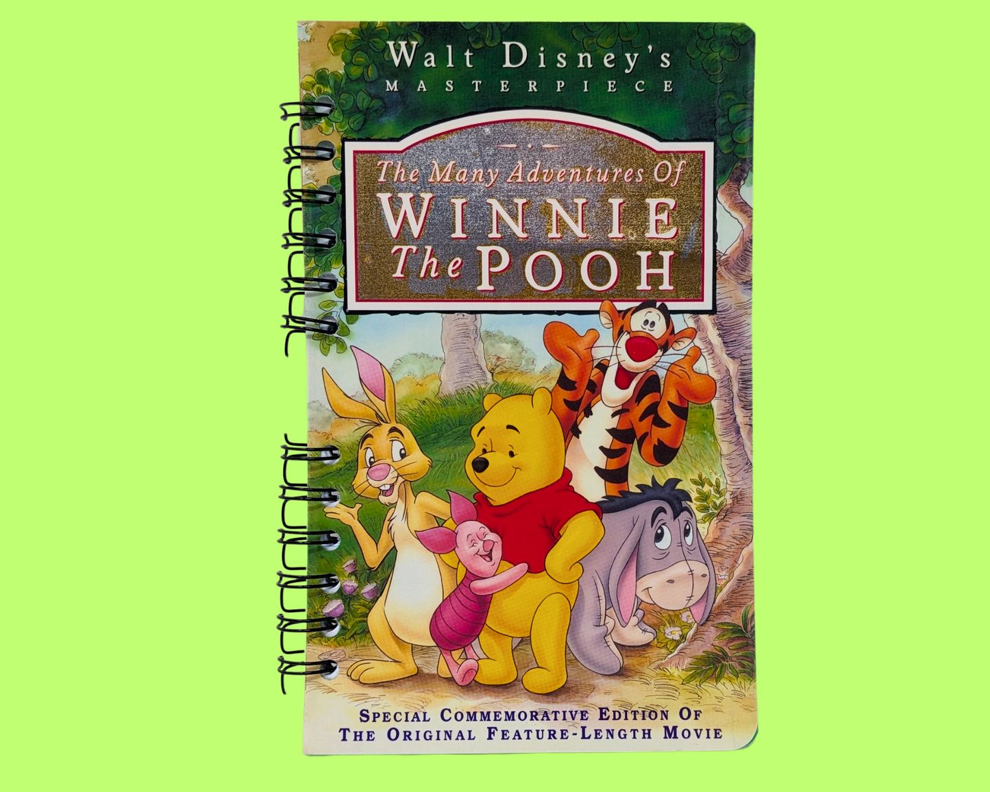 Winnie the Pooh, Walt Disney VHS Movie Notebook