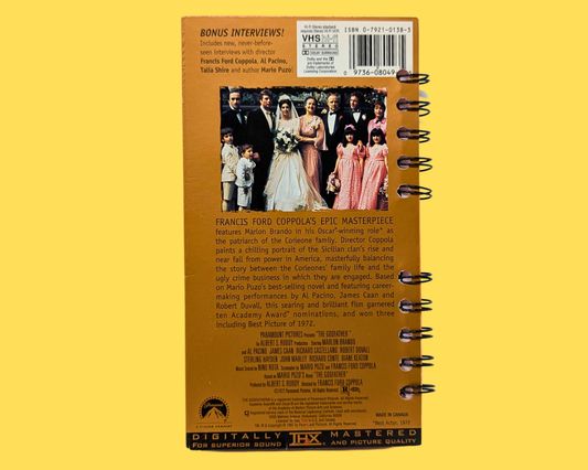 The Godfather VHS Movie Notebook