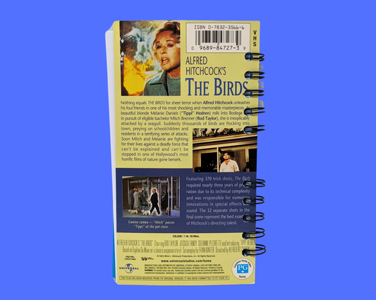 The Birds VHS Movie Notebook