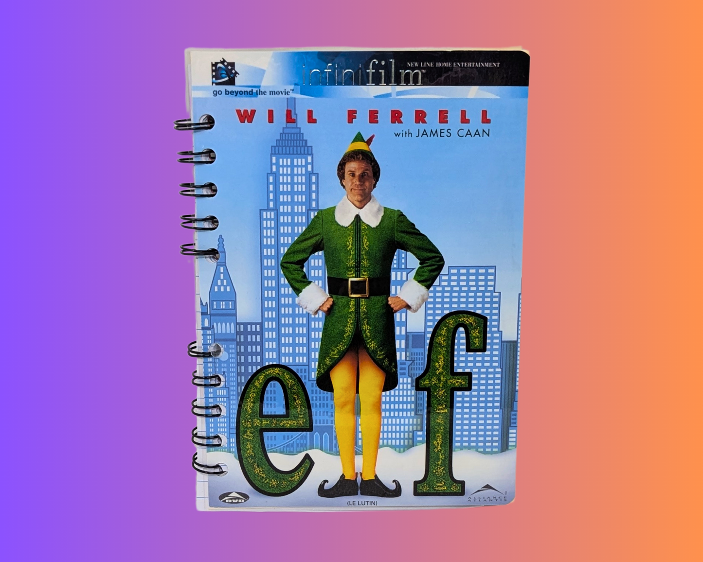 Elf DVD Movie Notebook