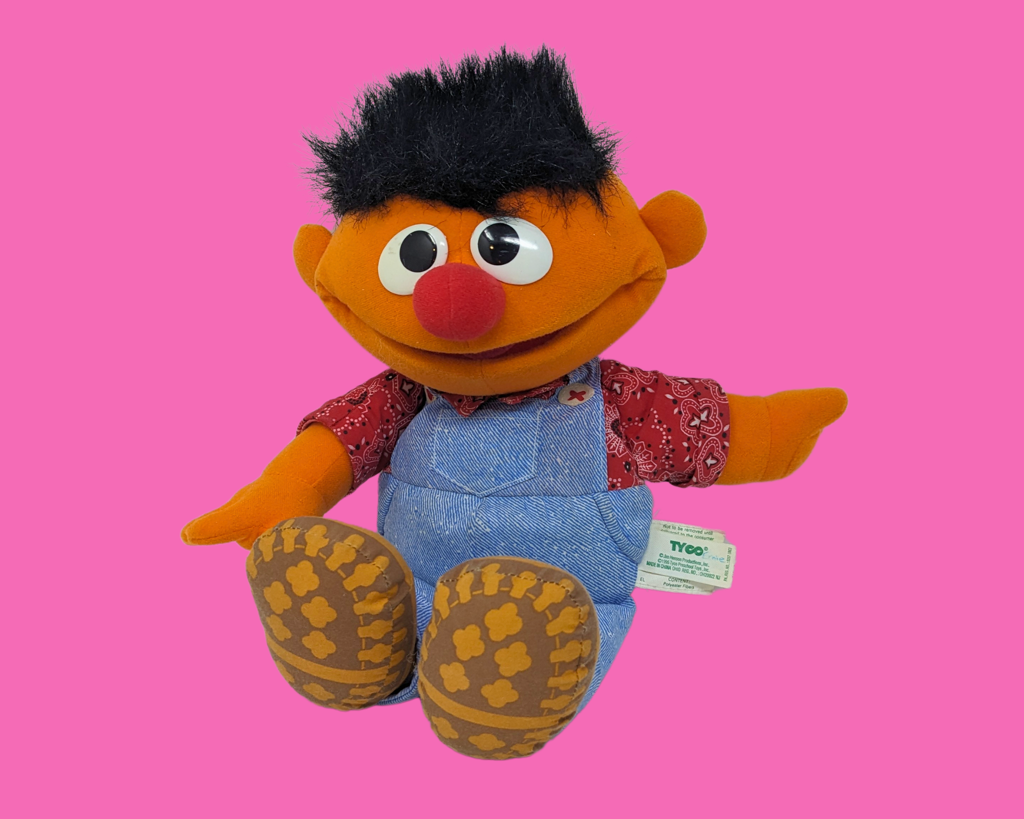 Vintage 1995 Sesame Street Ernie Plush Toy – myretrospectioninc