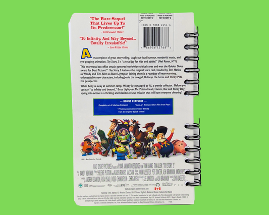 Toy Story 2, Walt Disney VHS Movie Notebook