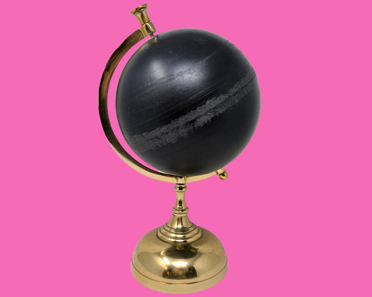 Y2K Black, Blank Globe, Perfect For Art Project