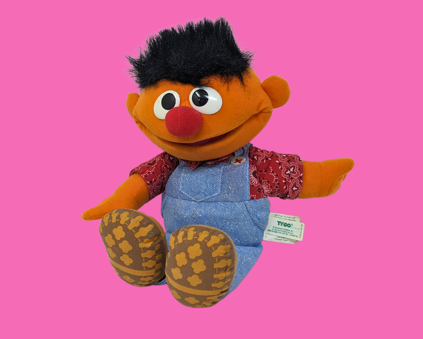 Vintage 1995 Sesame Street Ernie Plush Toy