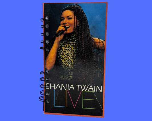 Shania Twain Live VHS Movie Notebook