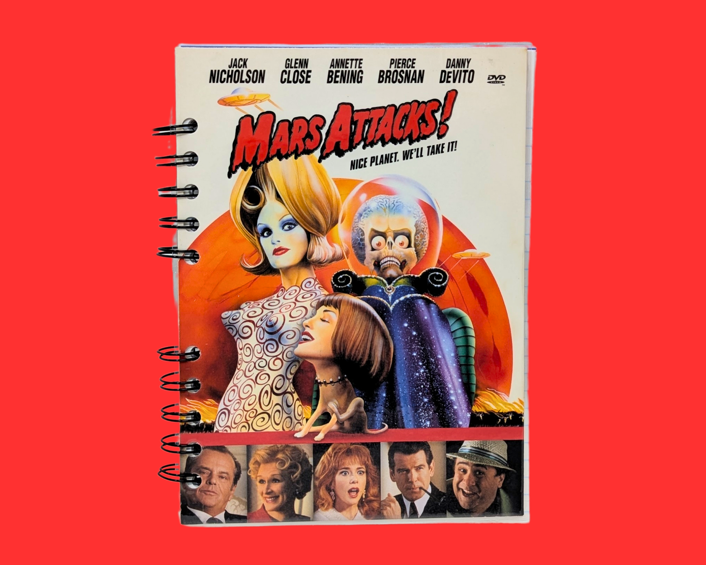 Mars Attacks! DVD Movie Notebook