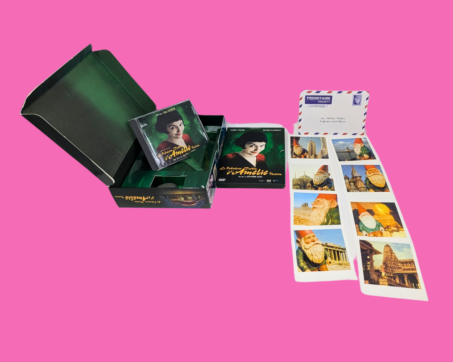 Le Fabuleux Destin d'Amélie Poulin Boxset, Includes DVD + Soundtrack + Photo Album + Booklet + Pebble Rock