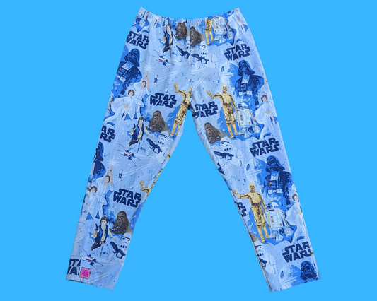 Handmade, Upcycled Star Wars Bedsheet Pajama Bottoms Size 2XL