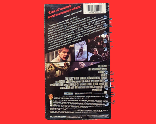 The Fugitive VHS Movie Notebook