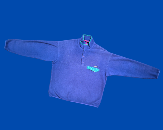 Y2K Purple Patagonia Fleece Size L