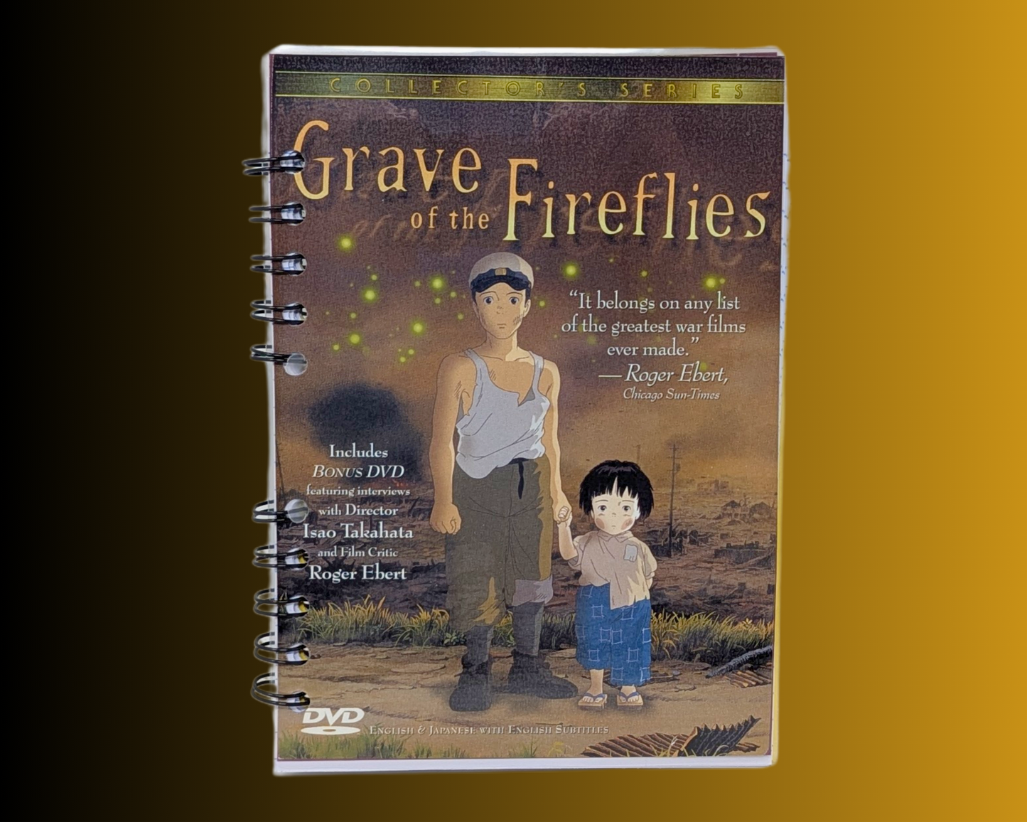 Grave Of The Fireflies DVD Movie Notebook