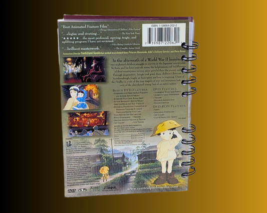 Grave Of The Fireflies DVD Movie Notebook