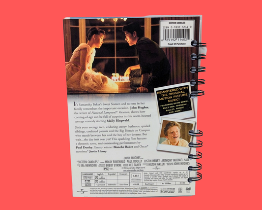 Sixteen Candles DVD Movie Notebook