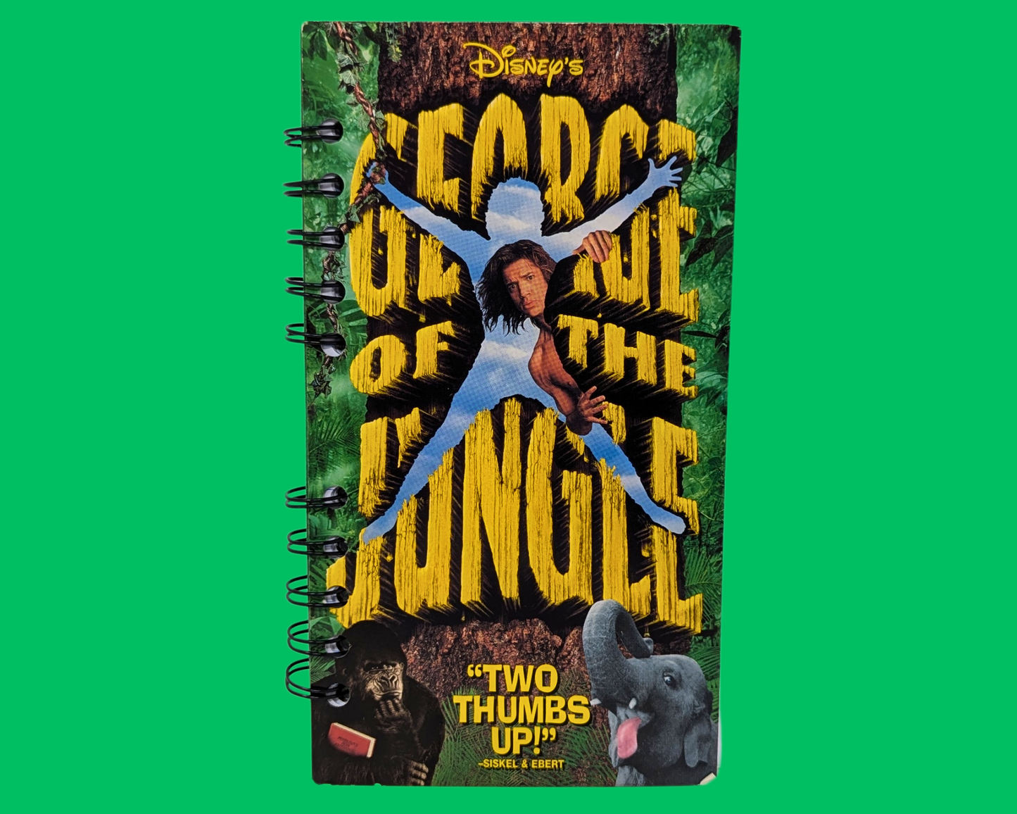 George of the Jungle VHS Movie Notebook