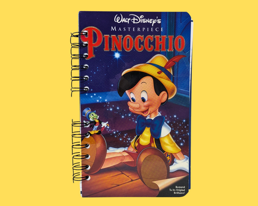 Pinocchio, Walt Disney VHS Movie Notebook