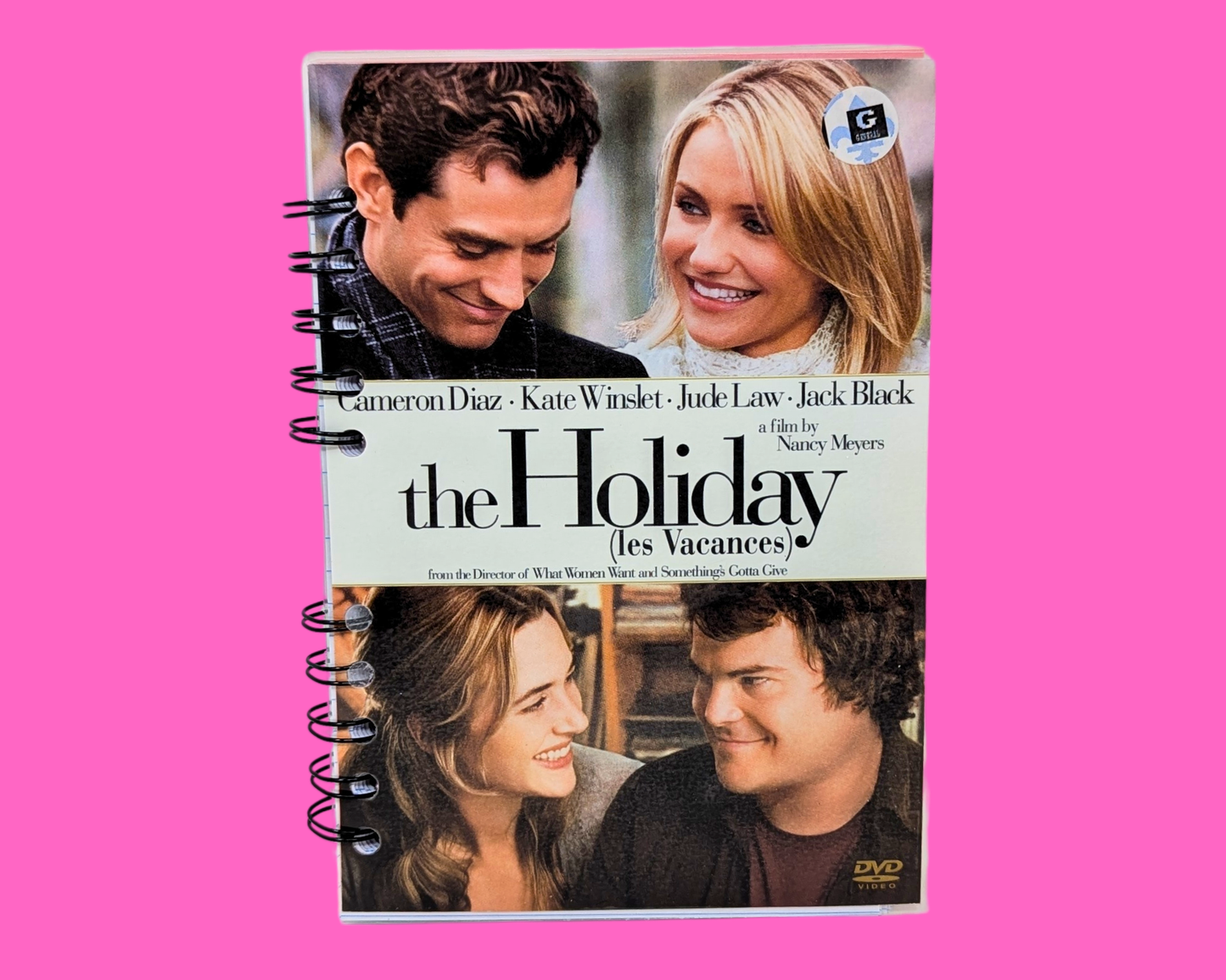 The Holiday DVD Movie Notebook